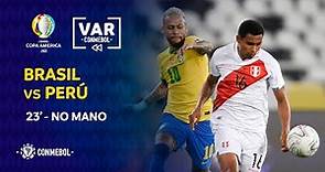 Copa América | Revisión VAR | BRASIL vs PERÚ | Minuto 23