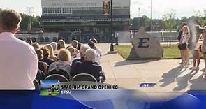 Grand opening ceremony held for William B. Greene. Jr. Stadium at ETSU