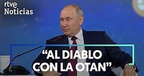 PUTIN presume de ARMAS NUCLEARES y dice que ZELENSKI avergüenza a los JUDÍOS | RTVE