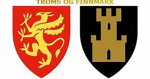 Coats of arms of new counties of Norway