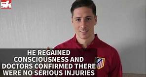 Fernando Torres recovers after sickening collision