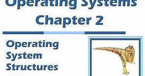 Operating Systems Chapter 2: Operating System Structures