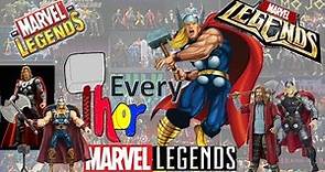 Every Marvel Legends Thor Toybiz and Hasbro Comparison List