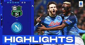 Sassuolo-Napoli 0-2 | Napoli’s duo are at it again: Goals & Highlights | Serie A 2022/23