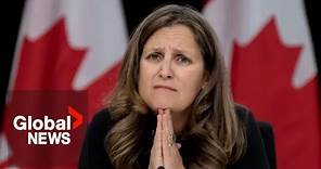 Exemption on home heating oil “not undermining” carbon pricing policy, Freeland says | FULL