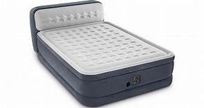 Best air mattress | Intex 64447EP Ultra Plush Deluxe Air Mattress with Pump and Headboard | Queen