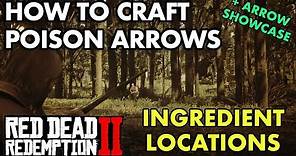 Red Dead Redemption 2 - How To Craft Poison Arrows (+ Effectiveness Showcase)
