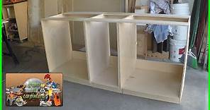 Como hacer un muebleo vanity para baño (Primer paso Armazon) / How to make a bathroom vanity.