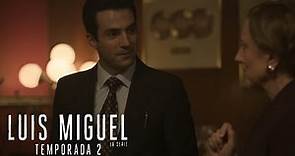 Escena: Patricio engaña a Matilde con inscribir a Sergio a Warner | LUIS MIGUEL - TEMPORADA 2