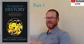 Live Reading | The Lessons of History - Will & Ariel Durant (Part 1 | ch.1-5)