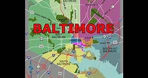 map of Baltimore Maryland