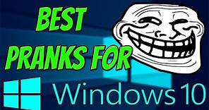 4 Best Windows 10 Pranks To Do On Your Friends! | How To Mess With Your Friend's Windows PC
