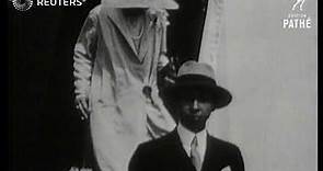 Prince and Princess Takamatsu of Japan visit Croydon Airport (1930)