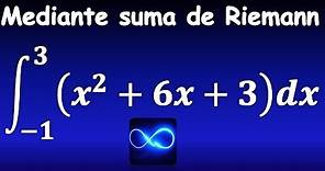 Suma de Riemann, paso a paso, MUY FÁCIL