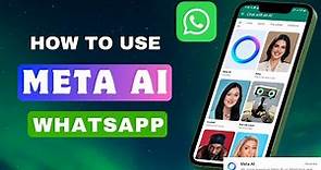 How To Use Meta AI In WhatsApp | Meta AI Chatbot