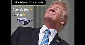 Get your solar eclipse glasses! Oct 14th is coming fast.