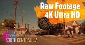 Drive Through South Central Los Angeles, California, USA [February 2021] - 4K Ultra HD