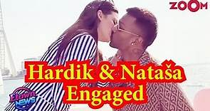 Hardik Pandya gets engaged to girlfriend Natasa Stankovic on New Year