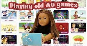 Playing all the old American Girl Doll games (part 1)