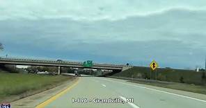 I-196 East Inner Route in Grandville MI over County of Michigan (4K Full Length Rd) on Nov 19th 2023