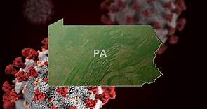 Map shows number of coronavirus cases in Pennsylvania