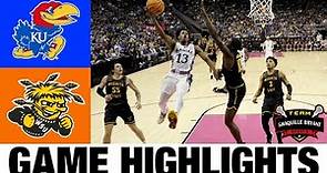 #2 Kansas vs Wichita State Highlights | NCAA Men's Basketball | 2023 College Basketball