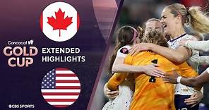 Canada vs. United States: Extended Highlights | CONCACAF W Gold Cup I CBS Sports Attacking Third