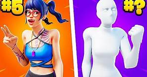 Las 20 SKINS más TRYHARD en FORTNITE