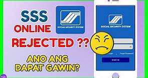 SSS Rejected Online Application: How to Sign Up SSS Unsuccessful Registration