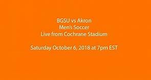 BGSU vs Akron - Men's Soccer