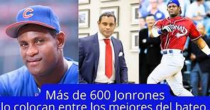 Sammy Sosa entre los mejores del bateo de todos los tiempos.