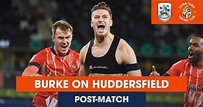 POST-MATCH | Reece Burke reacts to his late goal at Huddersfield Town!