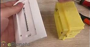 Lampada emergenza da incasso per scatola cassetta 503 con placca bianca