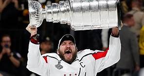 Alexander Ovechkin lifts Stanley Cup after Capitals victory