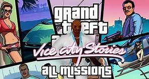 GTA VICE CITY STORIES Full Game Walkthrough - All Missions (4K 60fps) No Commentary