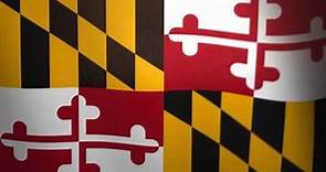 Maryland // Waving Flag - Flags of the U.S. states and territories