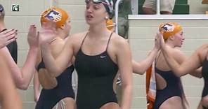 Michigan State Women's Swimming & Diving Defeats Illinois
