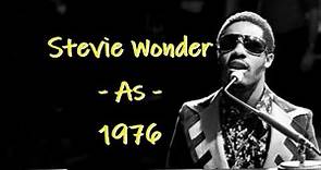 Stevie Wonder - As (Lyrics)