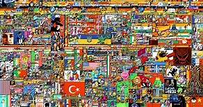 r/place 2023: Official Canvas Day 5. #reddit #rplace #rplacetimelapse #redditplace #rplace2023