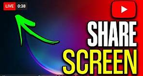 How to Share Screen on YouTube Live Stream - 2024