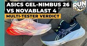 Asics Novablast 4 vs Asics Gel-Nimbus 26: Which Asics shoe is best for you?