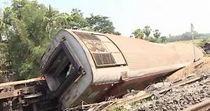 Video shows scene of deadly train crash