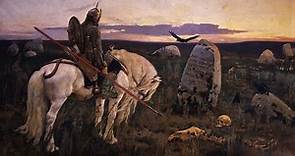 Viktor Vasnetsov. Knight at the Crossroads.