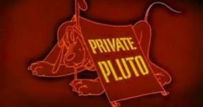 Chip and Dale - Private Pluto (1943) Full Disney Cartoon