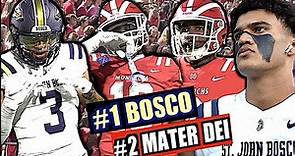 #1 St John Bosco v #2 Mater Dei | 50+ Players w/D1 Offers in ONE Game | HIGH SCHOOL Game of the YEAR