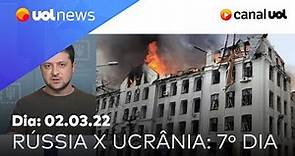 Guerra na Ucrânia: últimas notícias, vídeos e situação no 7º dia de ataques da Rússia | UOL News