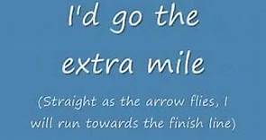 The Extra Mile by Laura Pausini - Lyrics