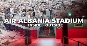 AIR ALBANIA STADIUM, INSIDE - OUTSIDE | BRENDA - JASHTE