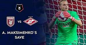 Maksimenko's Save in the Game Against Rubin