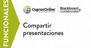 Blackboard Collaborate - Compartir presentaciones